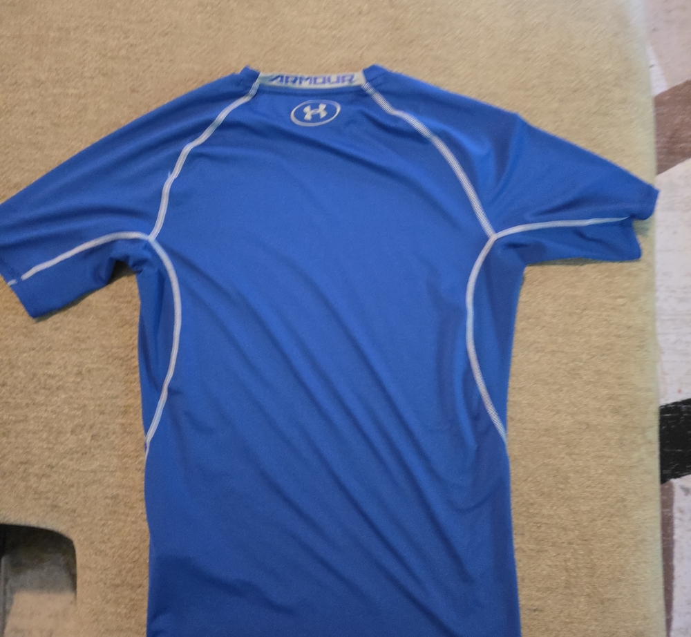 Under Armour Men’s Royal Blue Heatgear Performance Compression Polo Large